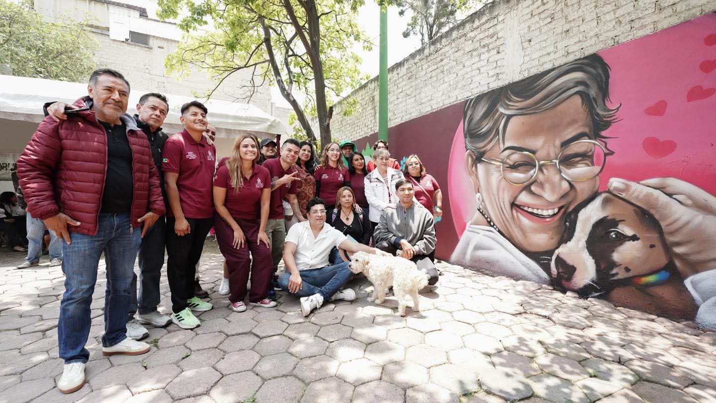 Con Mural Artístico promueven el no maltrato animal