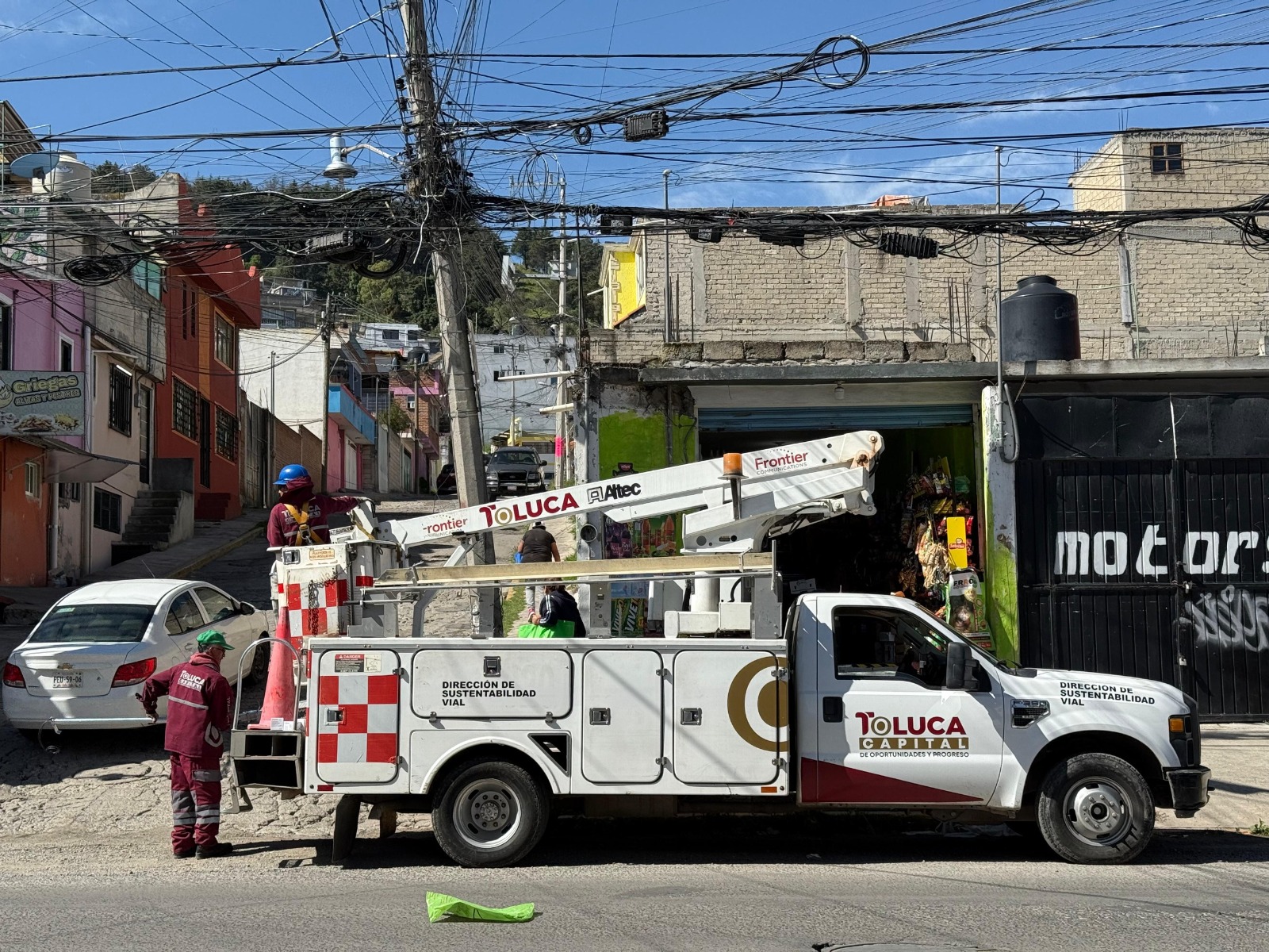 Se instalará alumbrado público más allá de la zona urbana de Toluca: Anaya Maya