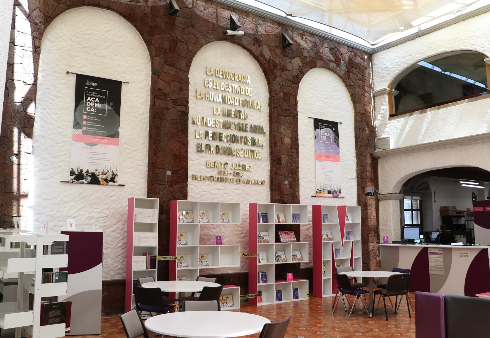 Biblioteca del IEEM, otra alternativa para pasar vacaciones