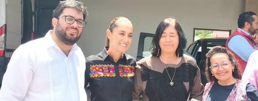 Visita Claudia Sheinbaum UNRC plantel Naucalpan y se reúne con sus futuros estudiantes