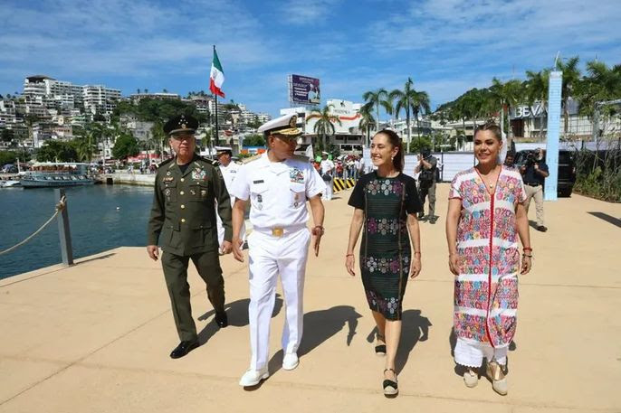 Con el Marinabús celebramos que el puerto de Acapulco está vivo, fuerte y lleno de futuro: Claudia Sheinbaum