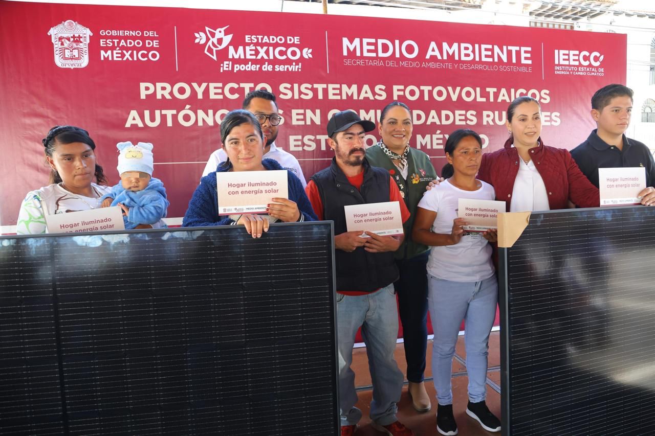 Electricidad  limpia para  más de 2,600  mexiquenses  garantiza el  GEM en 33  municipios