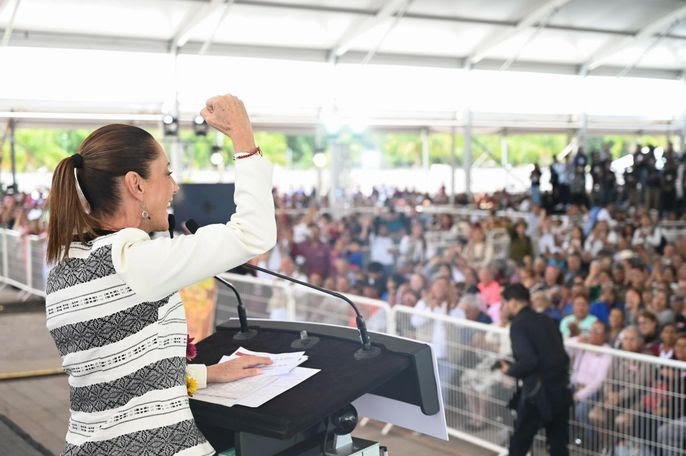 Sheinbaum rinde cuentas, inicia gira de informe por México