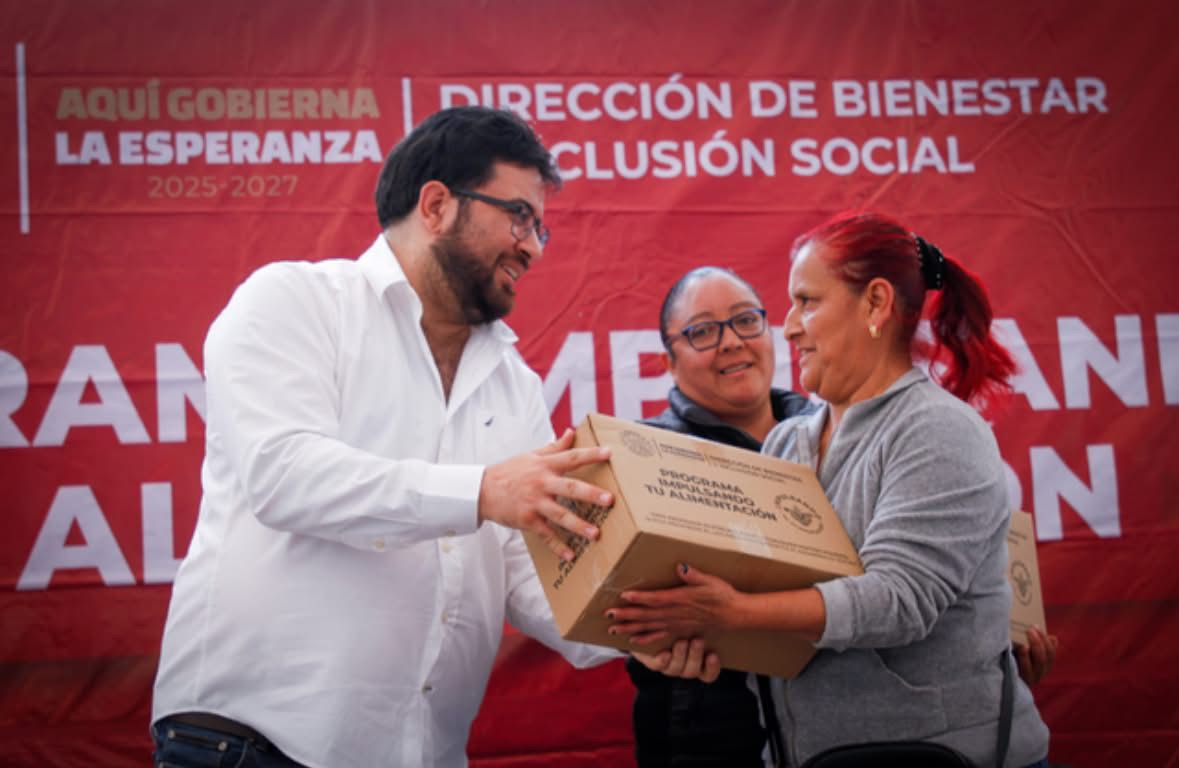 Impulsa Isaac Montoya la alimentación de familias vulnerables de Naucalpan con casi 20 mil despensas