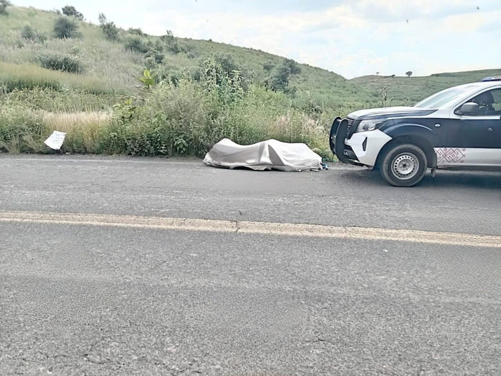 Hallan cuerpos sin vida y encostalados en la México-Cuautla