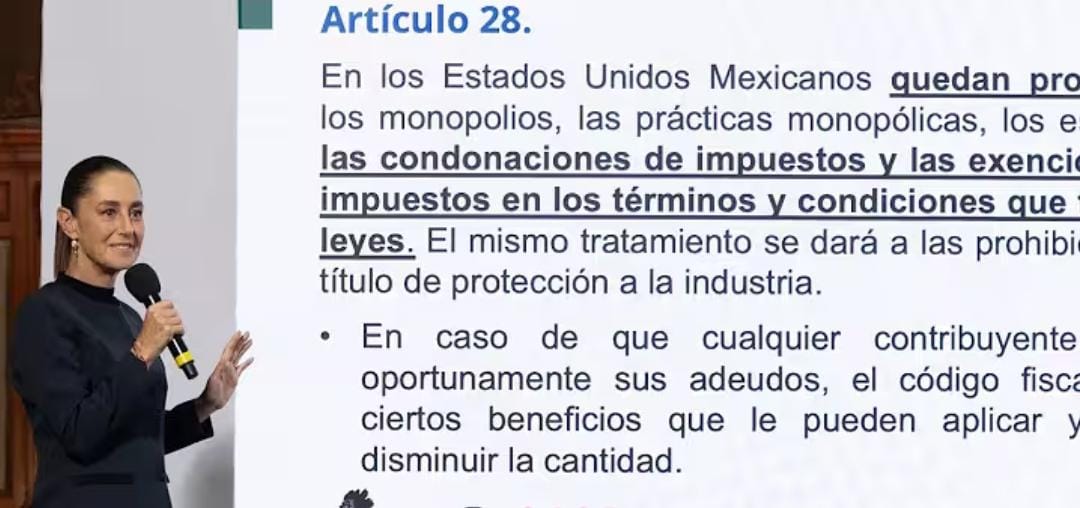 No negociará Sheinbaum en “lo oscurito” con Salinas Pliego su gigantesca deuda al SAT