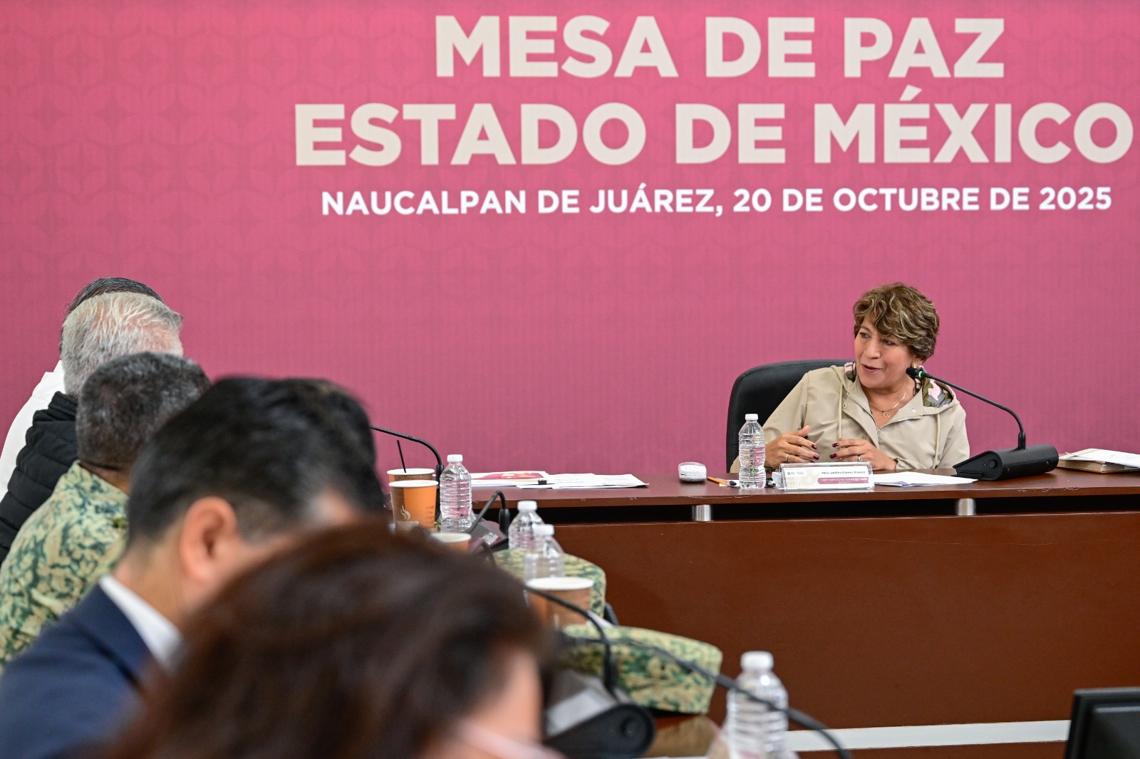 Feminicidios  bajaron 50%  en un mes,  destaca DGA  en la 520ª  Mesa de Paz