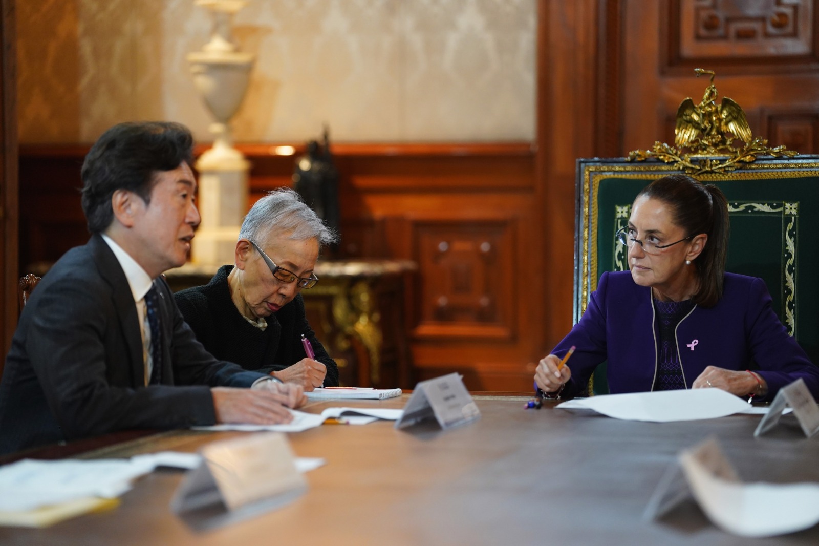 Sheinbaum sostiene 3 reuniones clave con inversionistas extranjeros