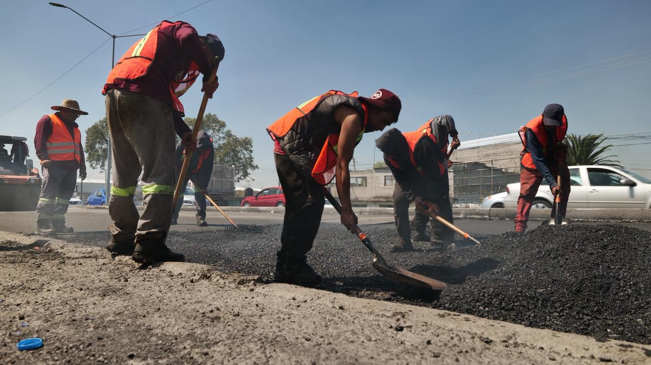 Invierten 100 mdp  en rehabilitación  del camino 886  de Chalco a San  Pedro Tláhuac