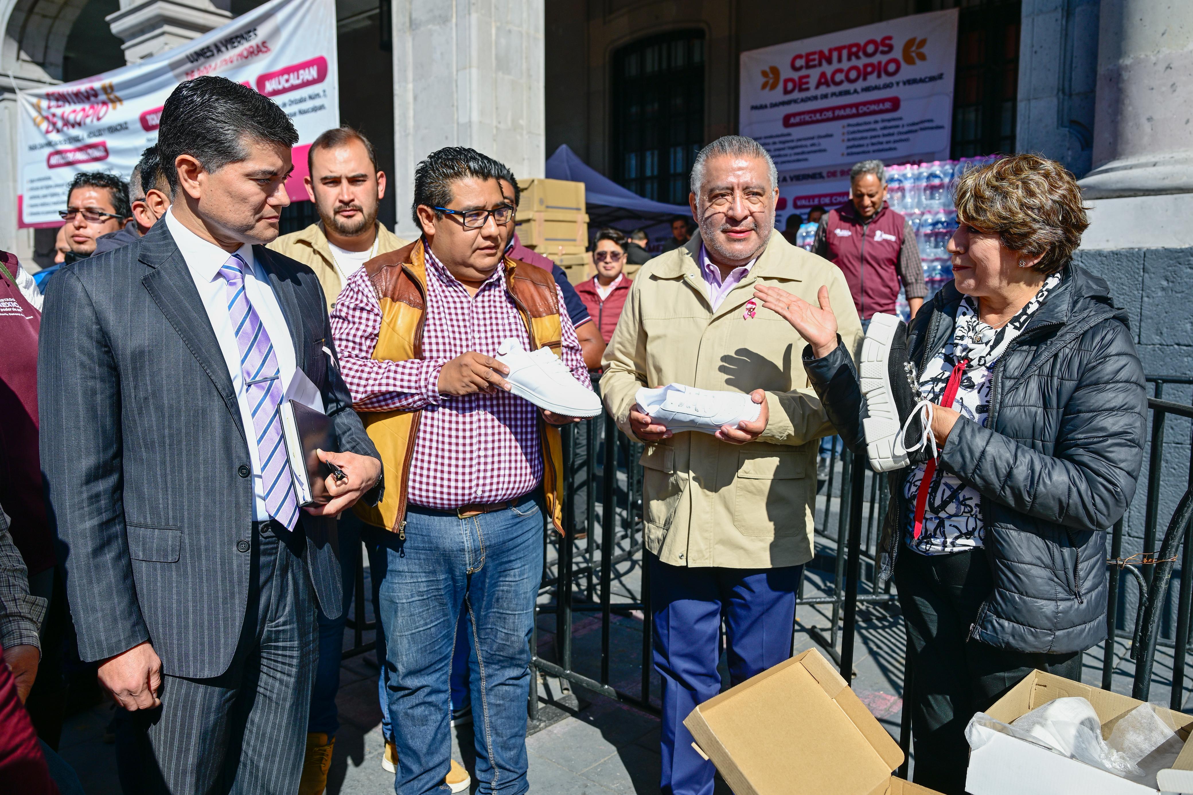 Envía GEM 358  toneladas de  solidaridad a  Hidalgo; perfila  donaciones a  damnificados  de Veracruz