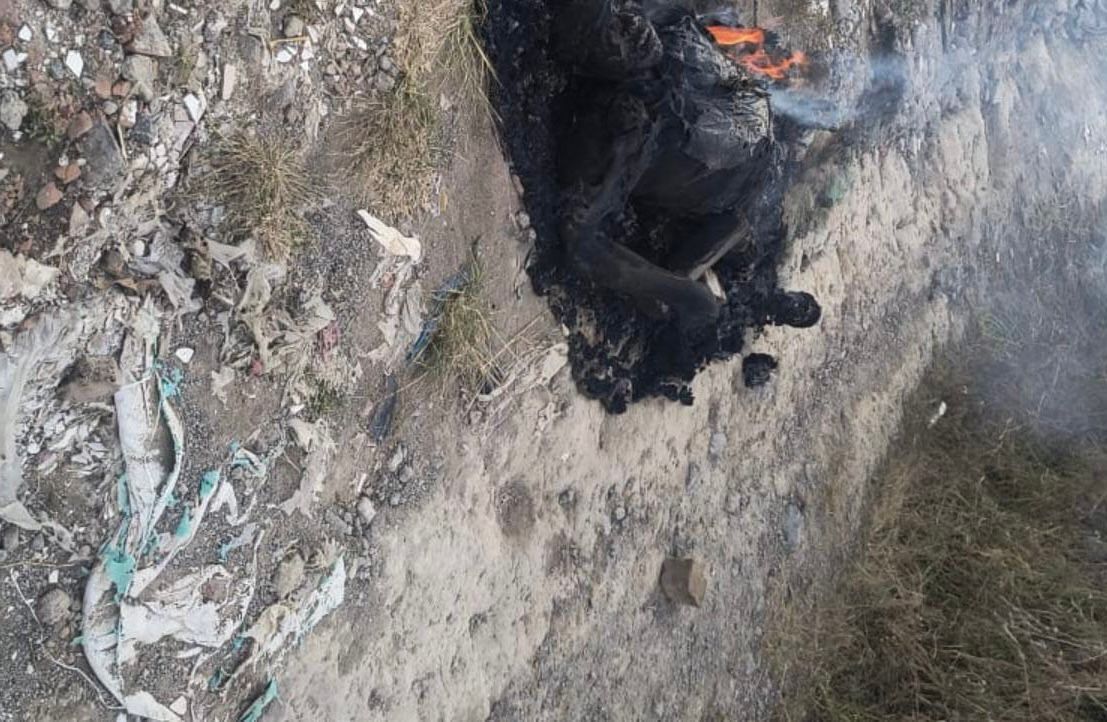 Hallan cuerpo calcinado en Texcoco