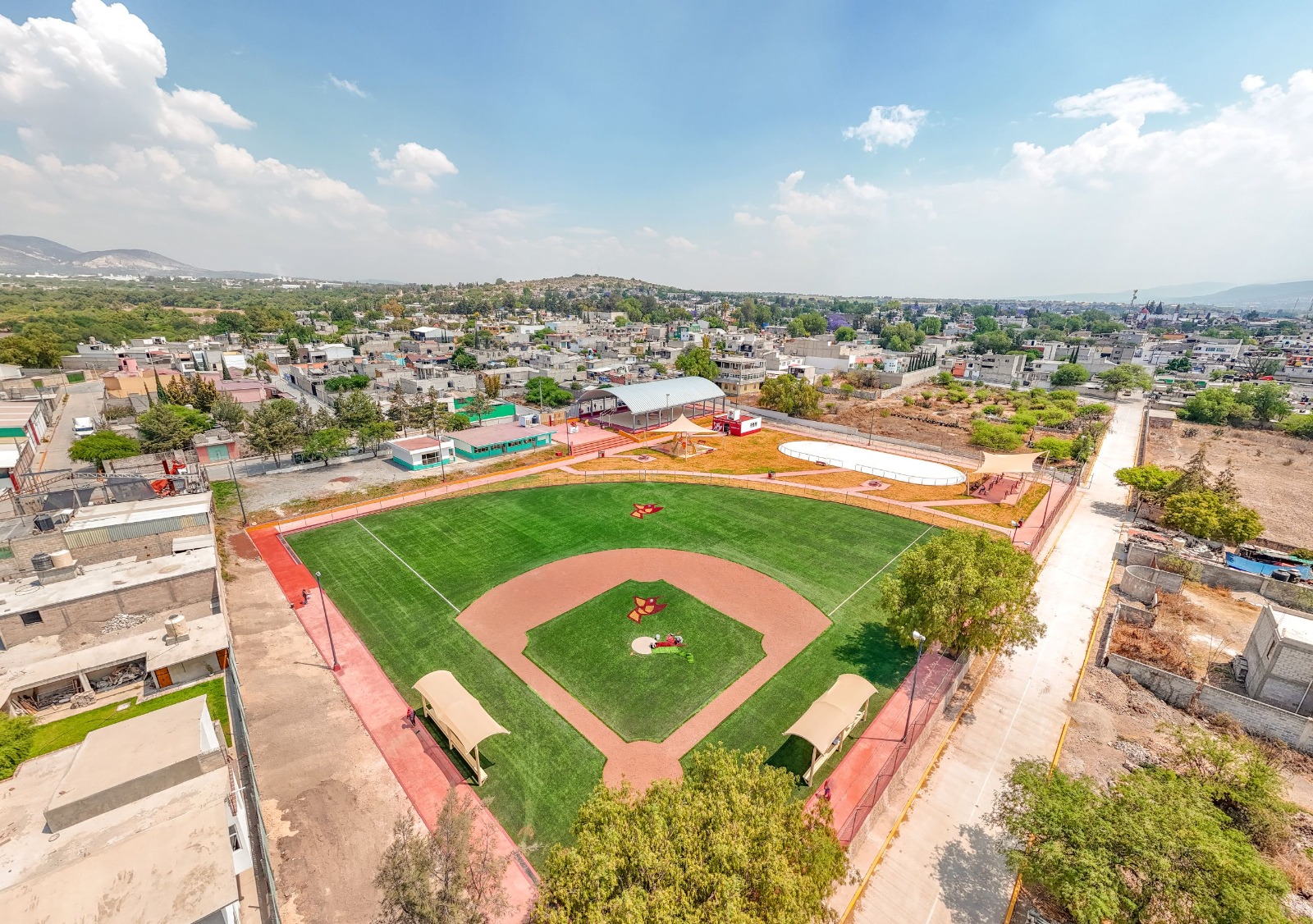 Rehabilitado  el Deportivo  &#039;Tolteca&#039; en  Apaxco con  Programa de  Obra Pública