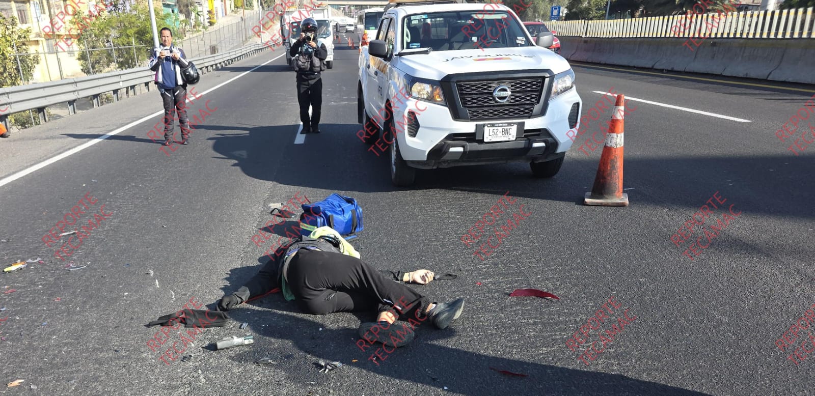 Muere biker tras chocar contra camioneta