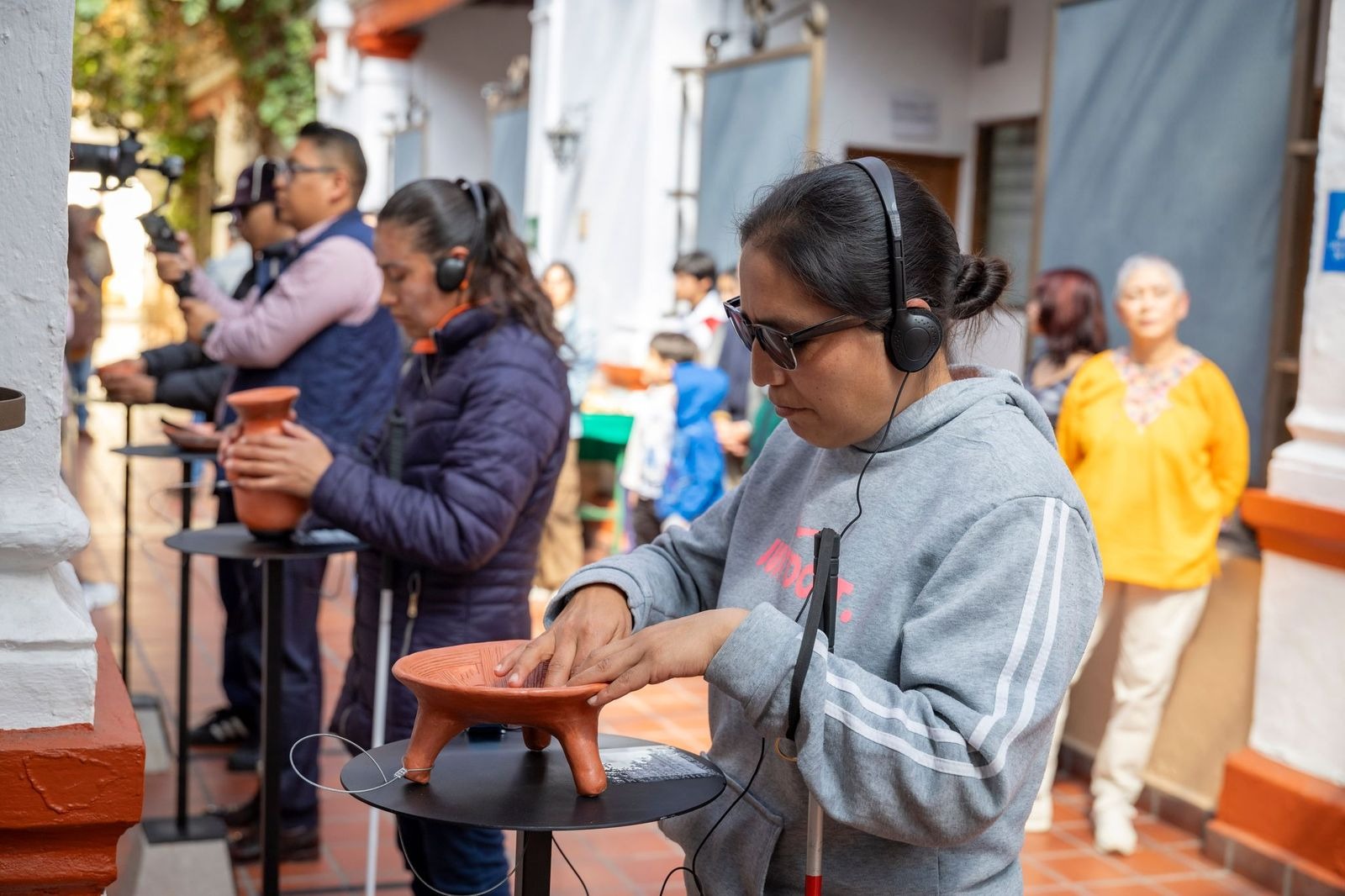 &#039;La historia   a través del  tacto&#039;, una  exposición  para acercar  los orígenes  milenarios   de Toluca   a personas   invidentes
