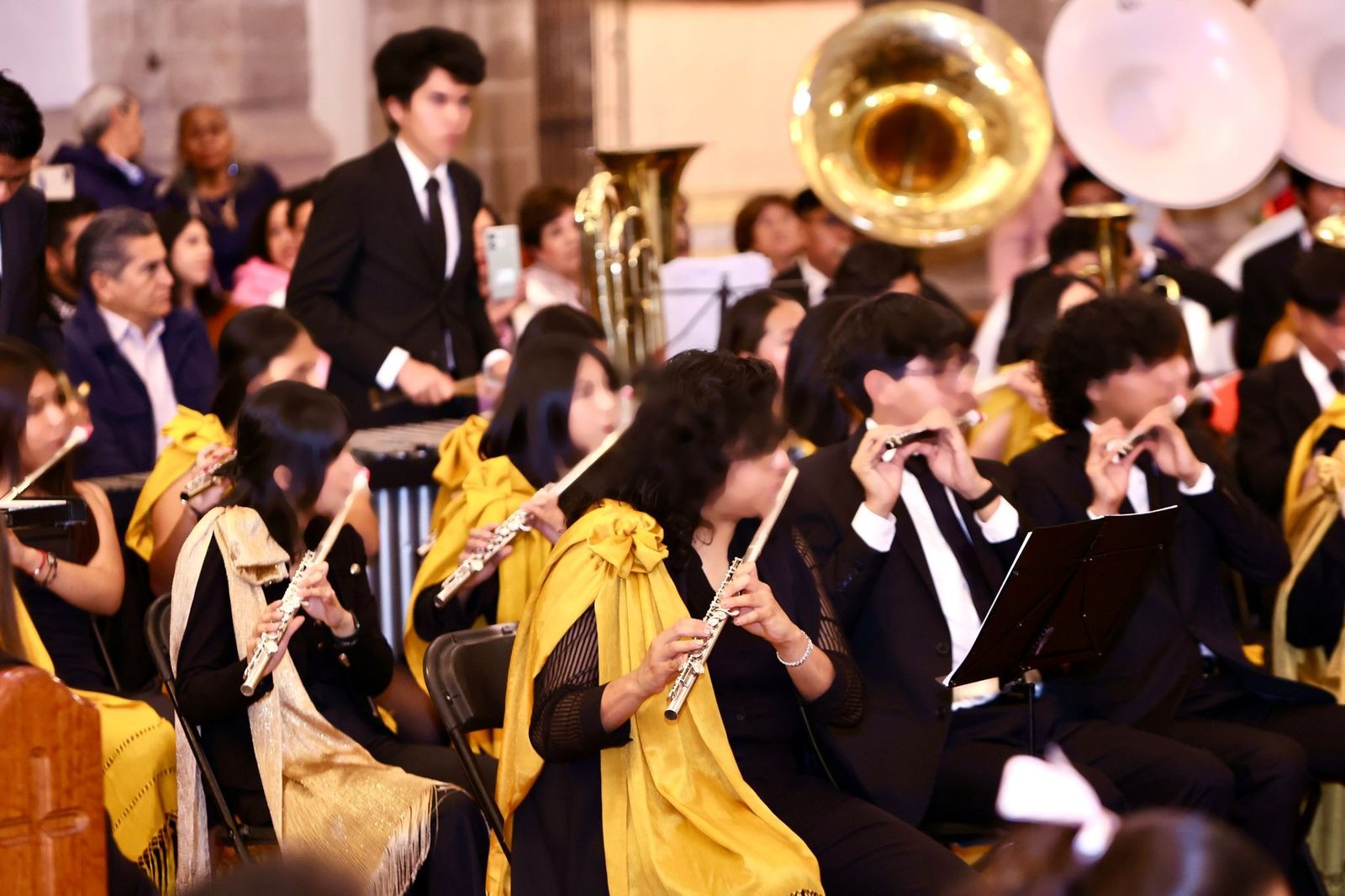 Realizan 13º  concierto  navideño de   la UAEM en  catedral de  Tenancingo