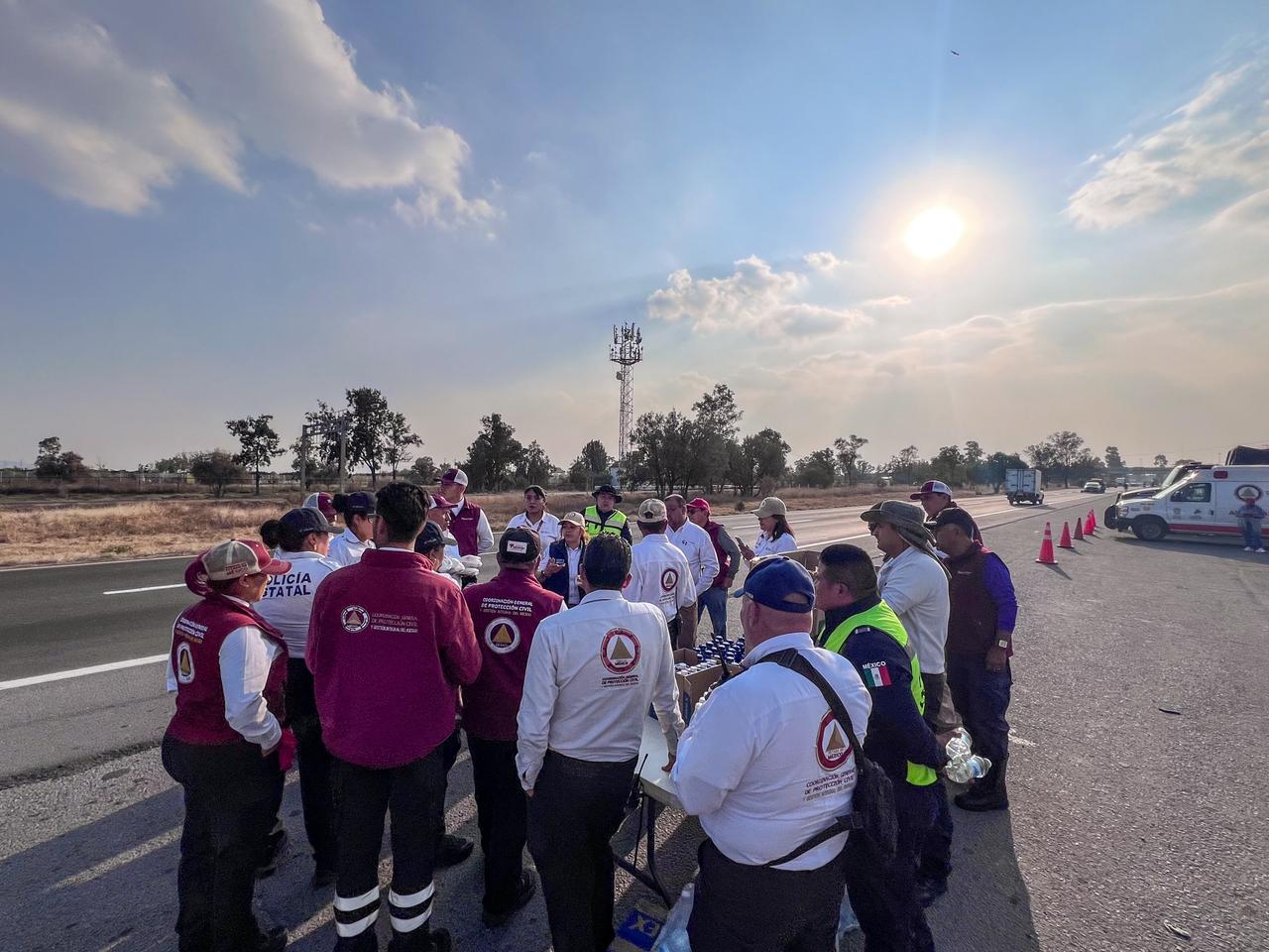 Implementan  operativo de  protección a   peregrinación   guadalupana  en el Edomex
