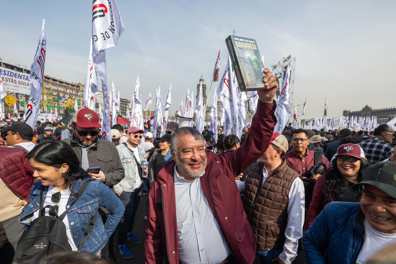 Horacio Duarte refrenda: la Presidenta no está sola y el pueblo respalda la transformación