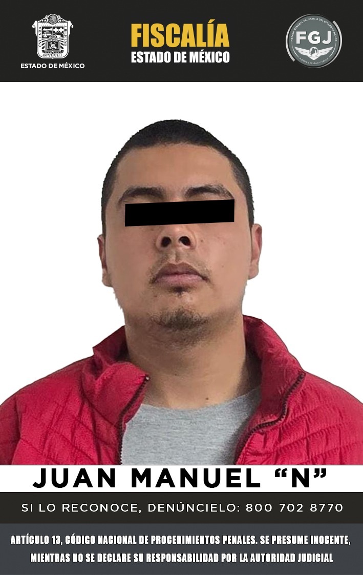 Cae uno de 4 criminales que ultimaron con pistola a tres personas en Almoloya de Juárez