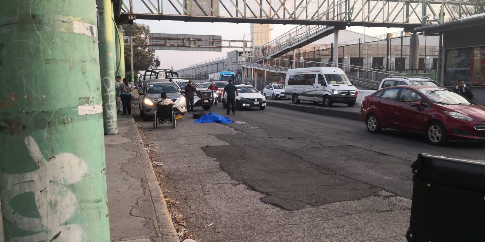 Muere conductor de taxi tras ser arrollado sobre la Avenida Central