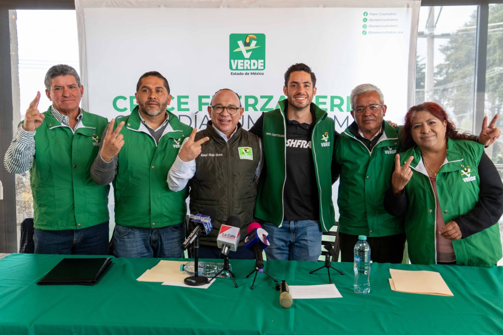 Fortalecen 4 políticos de carrera al gobierno del Verde en Zinacantepec
