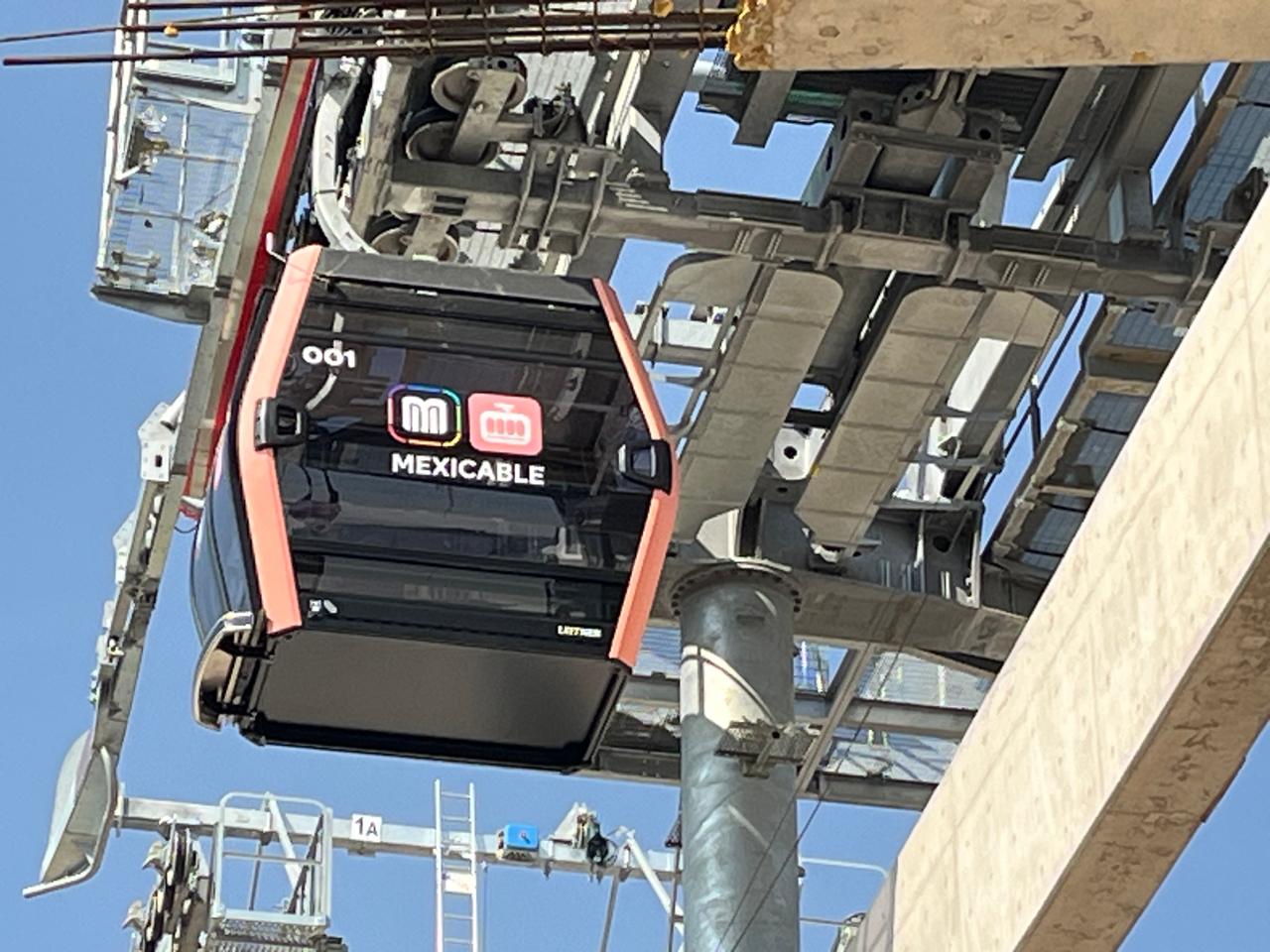 Línea III del  Mexicable  alcanza 65%  de avance  en Naucalpan