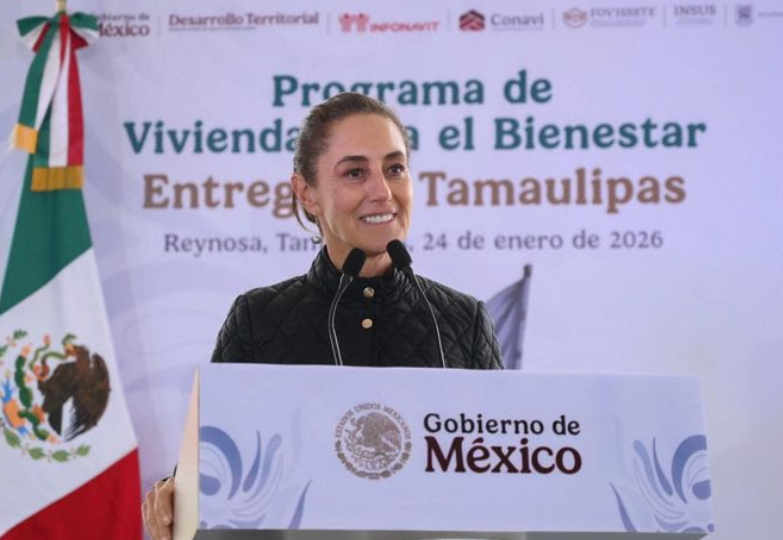 VIVIENDA PARA EL BIENESTAR: PRESIDENTA CLAUDIA SHEINBAUM ENTREGA 44 VIVIENDAS DEL INFONAVIT EN REYNOSA, TAMAULIPAS