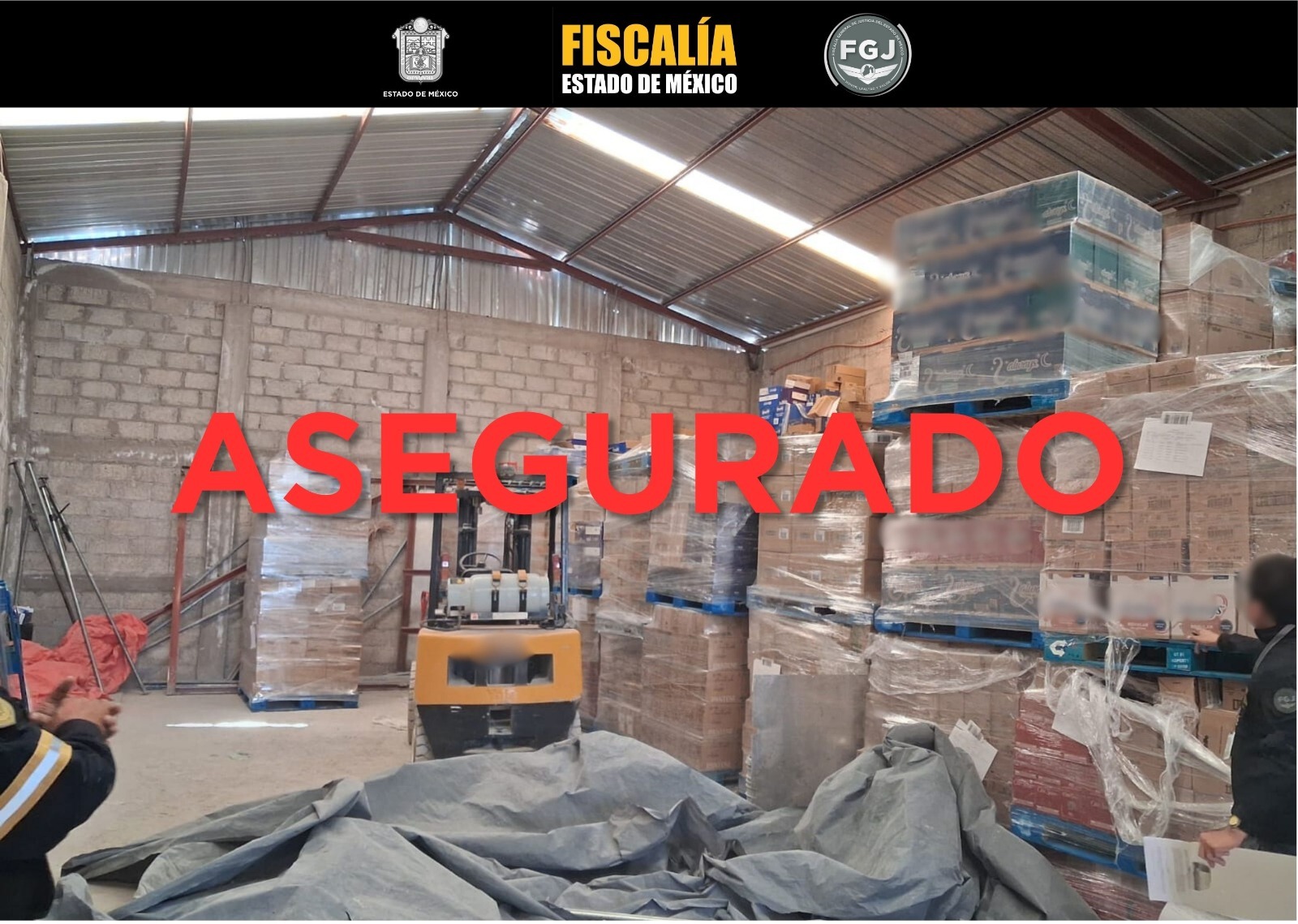 Recuperan 6.3 mdp en mercancía en Tepotzotlán