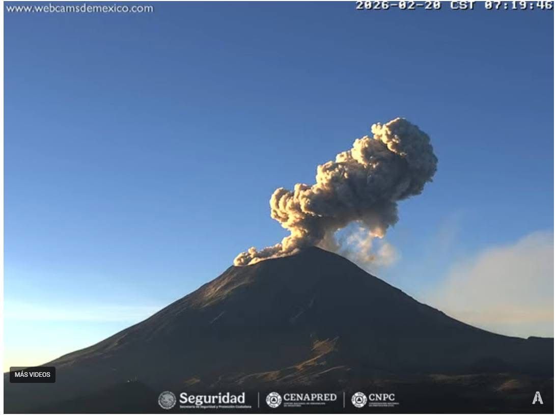 volcan-popocatepetl-registra-exhalaciones-de-vapor-y-columna-de-hasta-1200-metros-de-altura