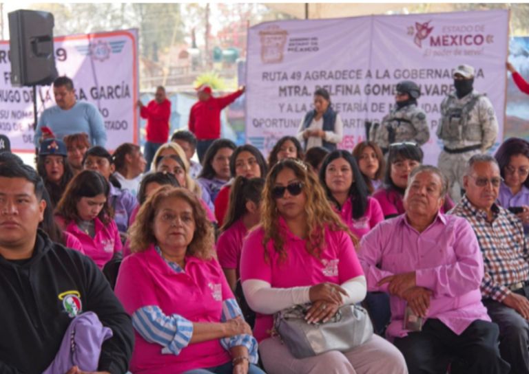 Capacita Gobierno de Delfina Gómez a 602 mujeres como operadoras de transporte público y de grúas