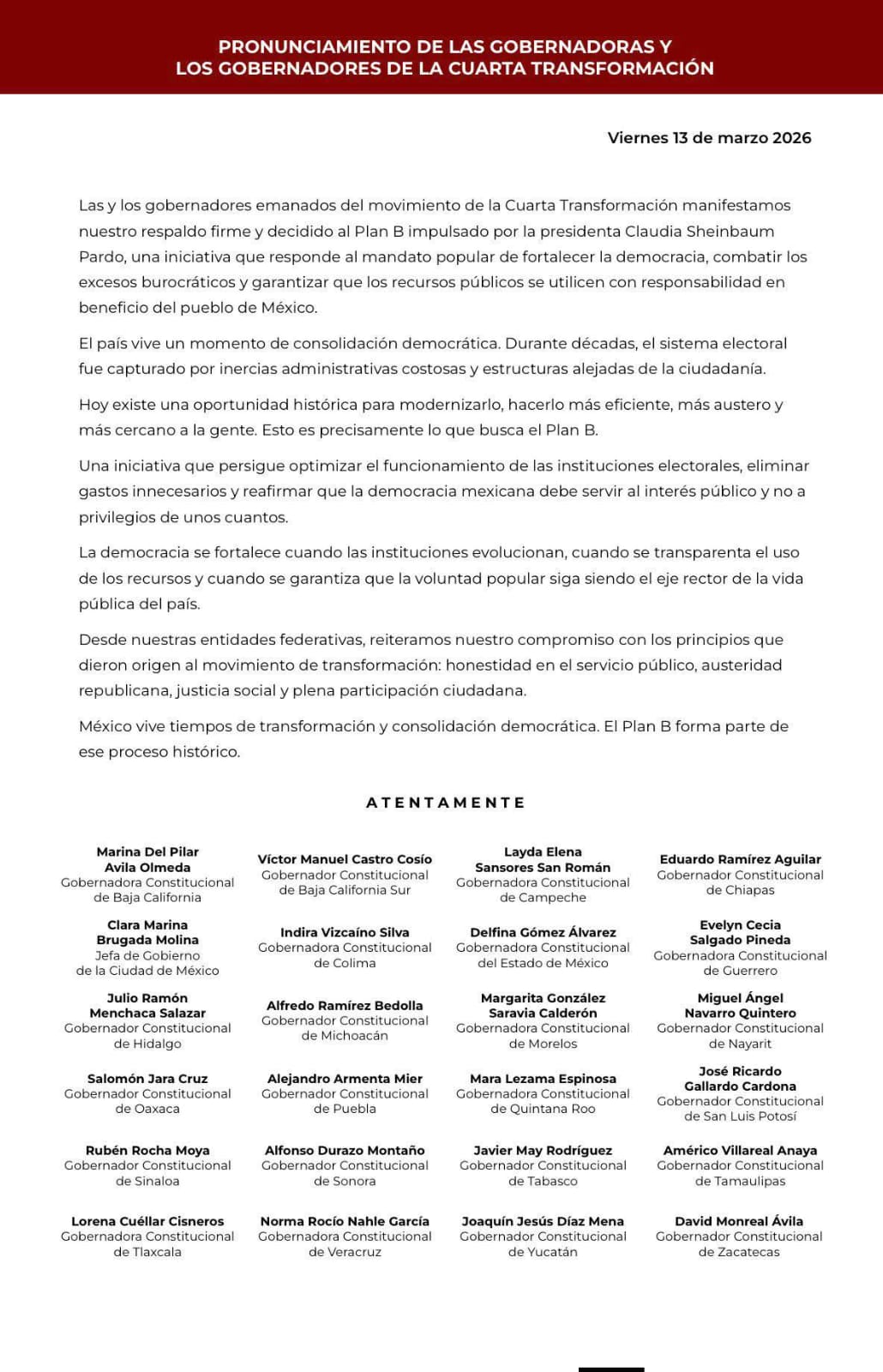 respalda-dga-junto-a-los-23-gobernadores-mas-de-la-4t-el-plan-b-de-sheinbaum