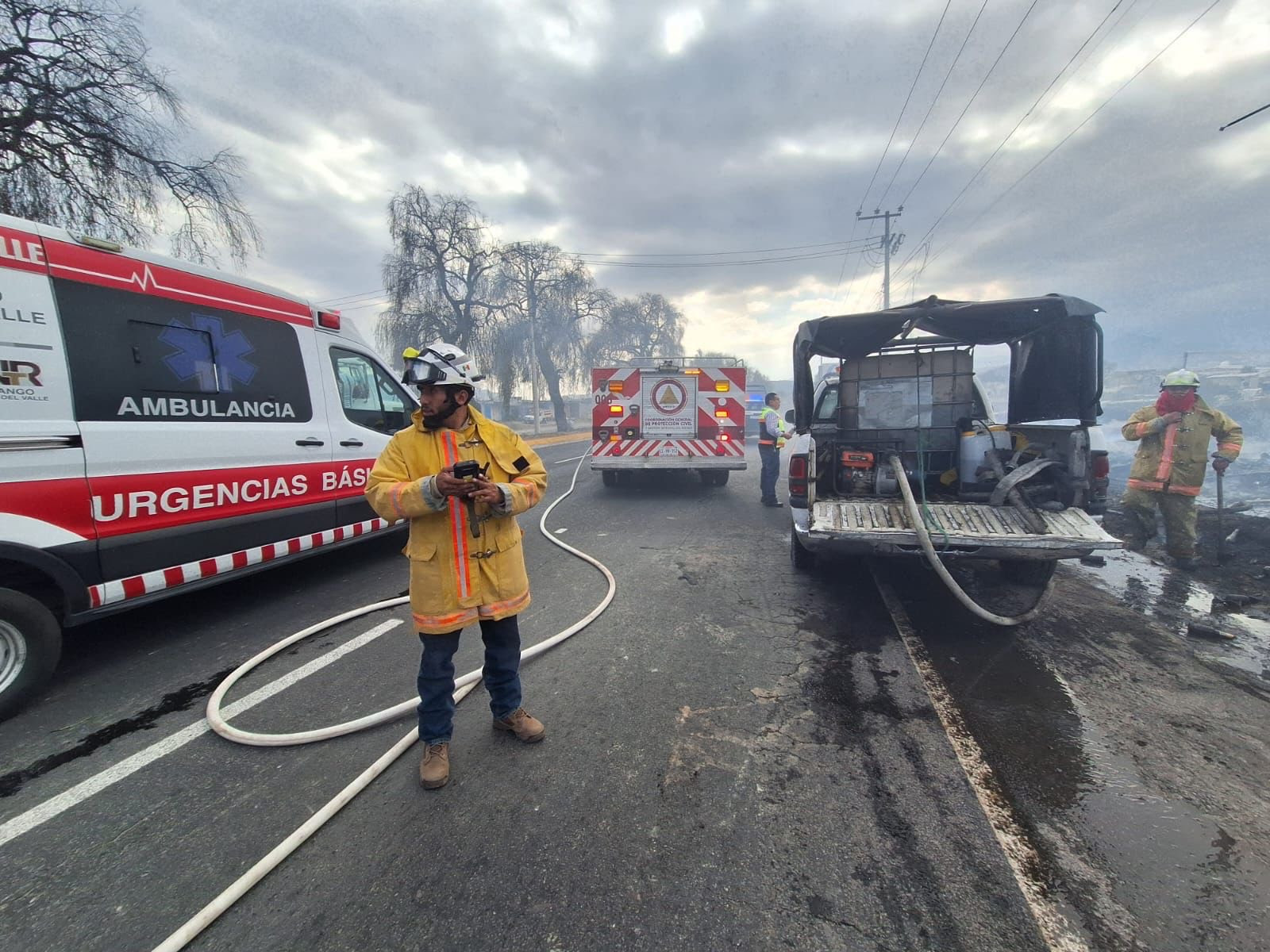 Con Protección Civil, Gobierno del EdoMéx brinda más de 320 atenciones a emergencias y servicios operativos durante primer bimestre de 2026