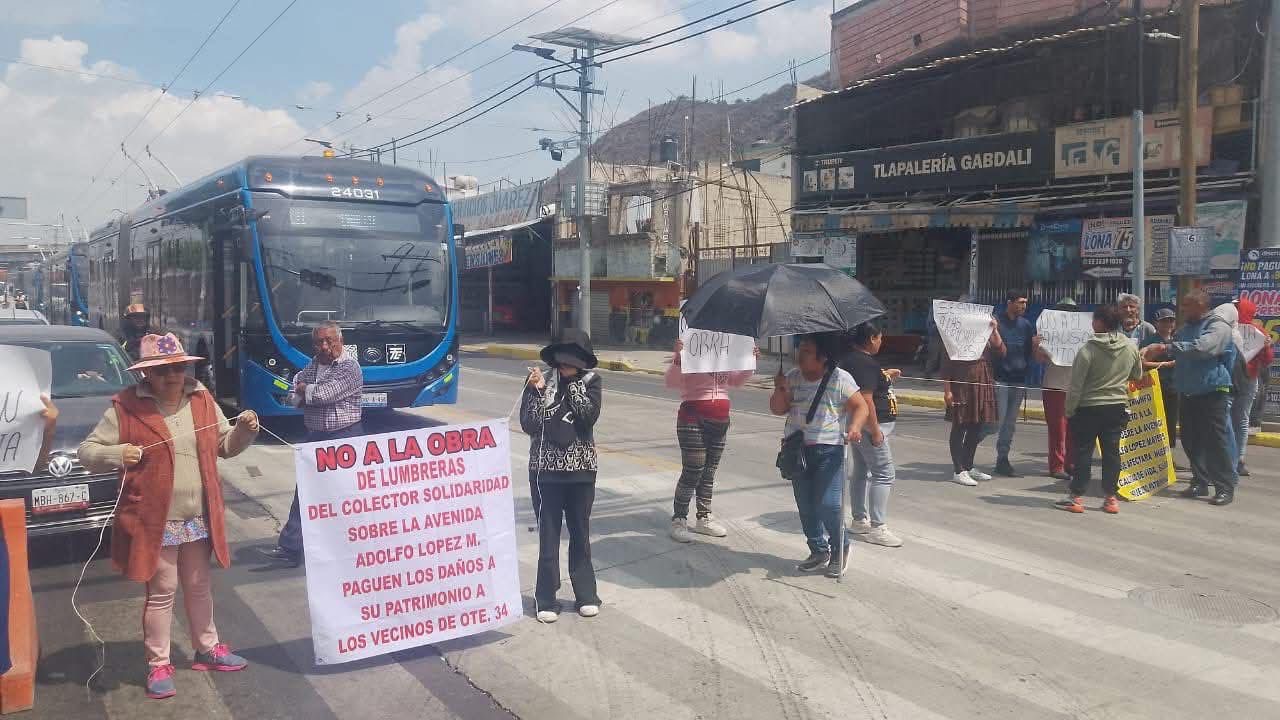 chalquenses-exigen-frenar-trabajos-del-colector-piden-indemnizacion-por-presuntas-afectaciones-a-sus-hogares