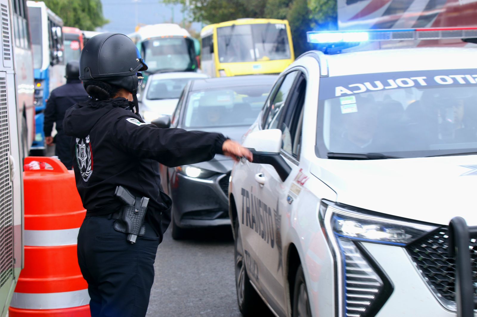 Patrullan las calles de Toluca más de 2 mil elementos de seguridad
