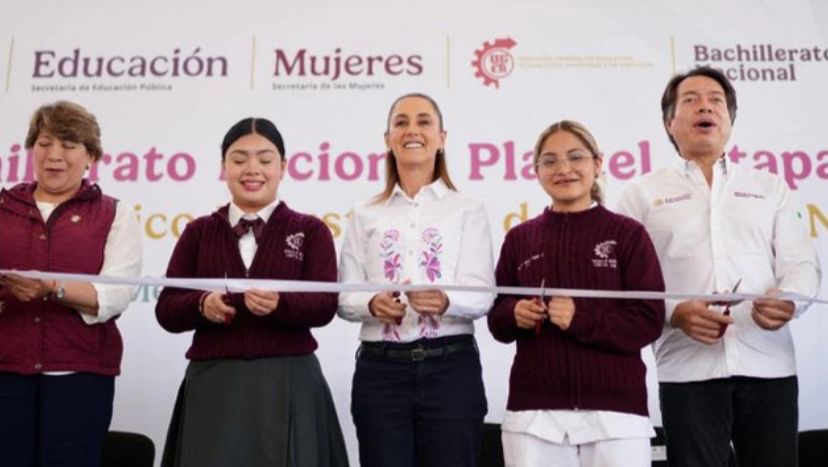 sheinbaum-inaugura-bachilleratos-en-el-oriente-del-edomex-para-ampliar-acceso-a-educacion-media-superior