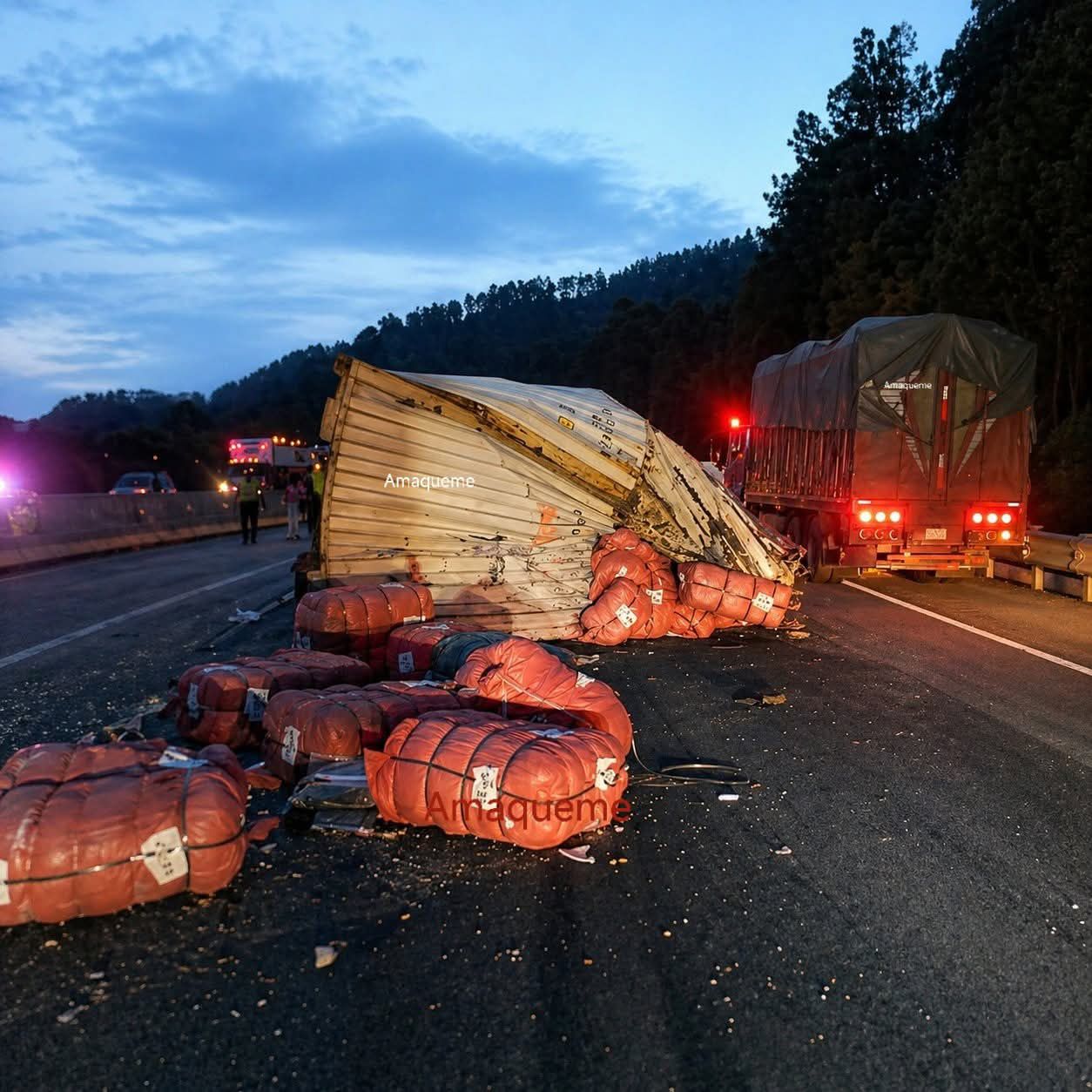 cerrada-la-autopista-mexicopuebla-por-volcadura-de-trailer-a-la-altura-de-ixtapaluca