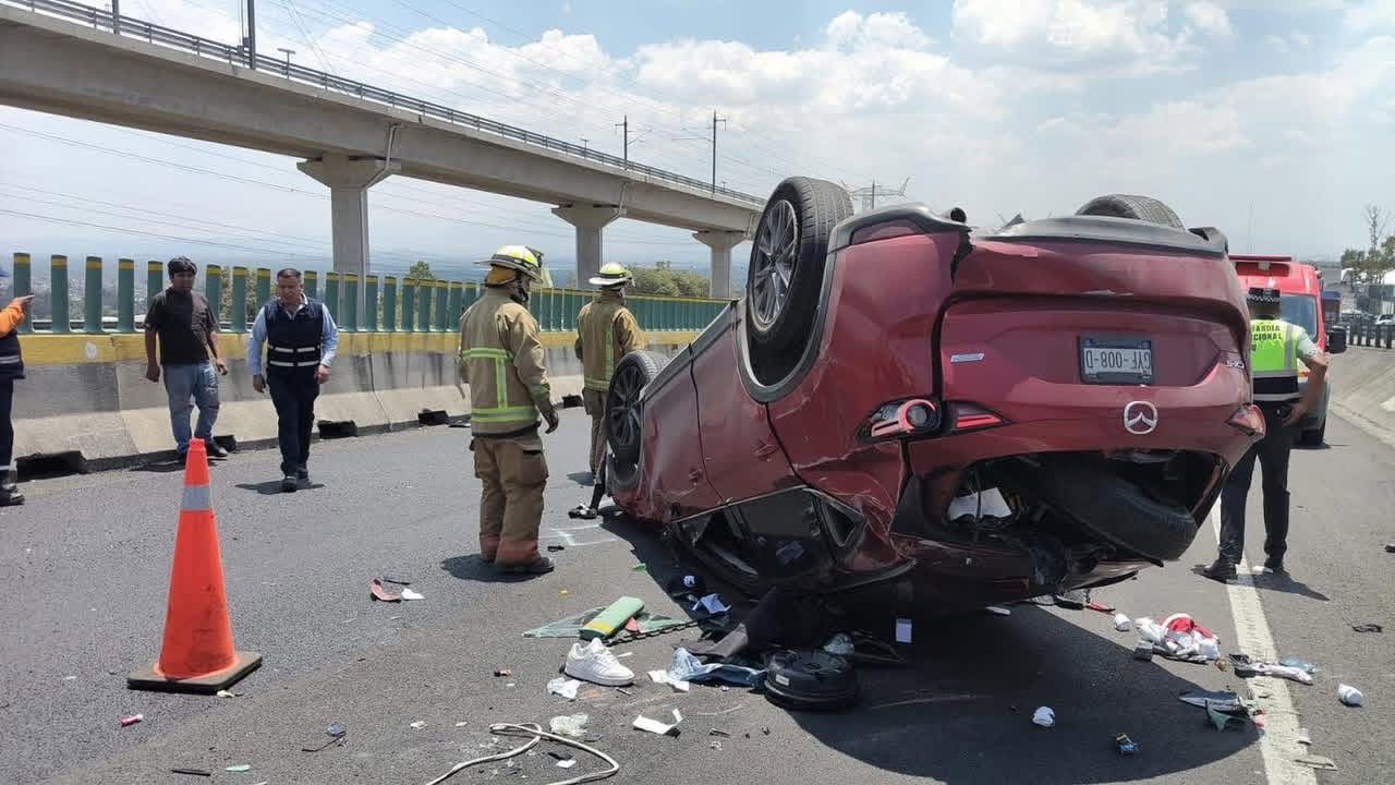 al-menos-tres-accidentes-viales-afectan-la-circulacion-en-carreteras-del-valle-de-toluca