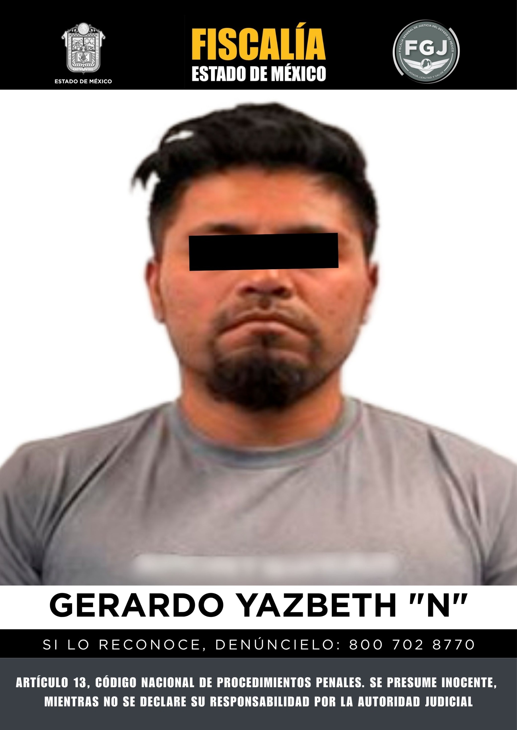Cae otro miembro de AMOS, ‘sindicato’ dedicado al despojo en Edomex