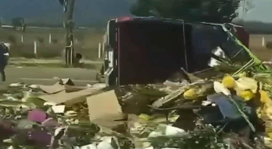 no-hubo-rapina-hubo-solidaridad-con-transportista-de-flores-que-sufrio-accidente-carretero-en-la-tolatlacomulco