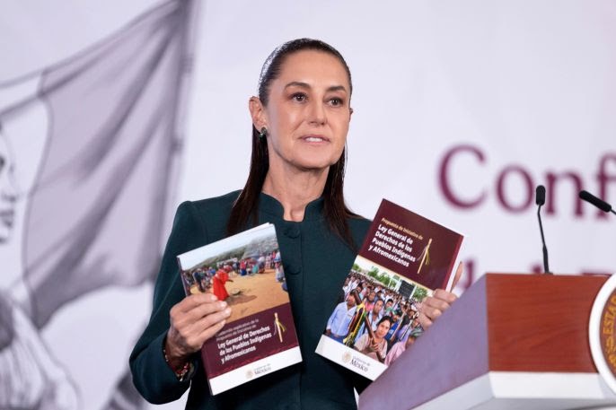 Participarán naciones originarias en gestación de Ley General de los Pueblos Indígenas y Afrodescendientes: Sheinbaum