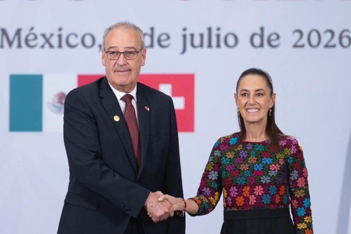 Sheinbaum robustece relaciones comerciales entre Suiza y México