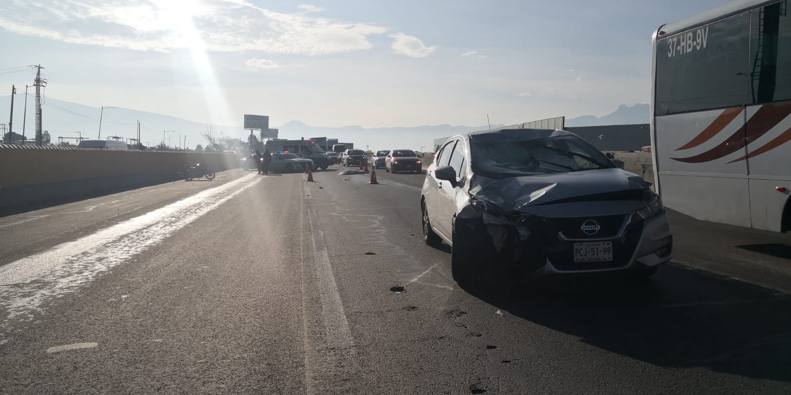 Muere motociclista tras ser arrollado en la México-Puebla