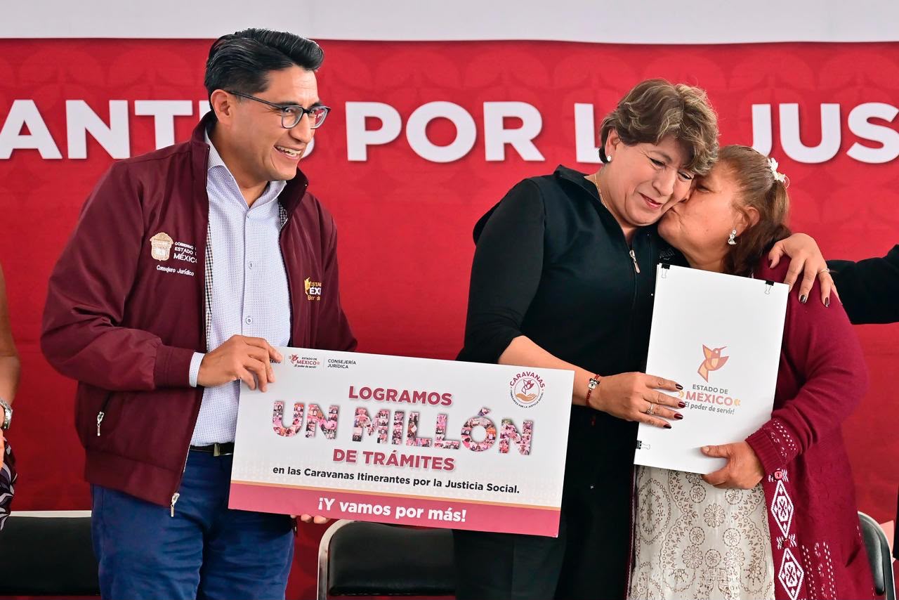 Un millón de trámites y asesorías legales sin costo logran caravanas itinerantes en Edomex