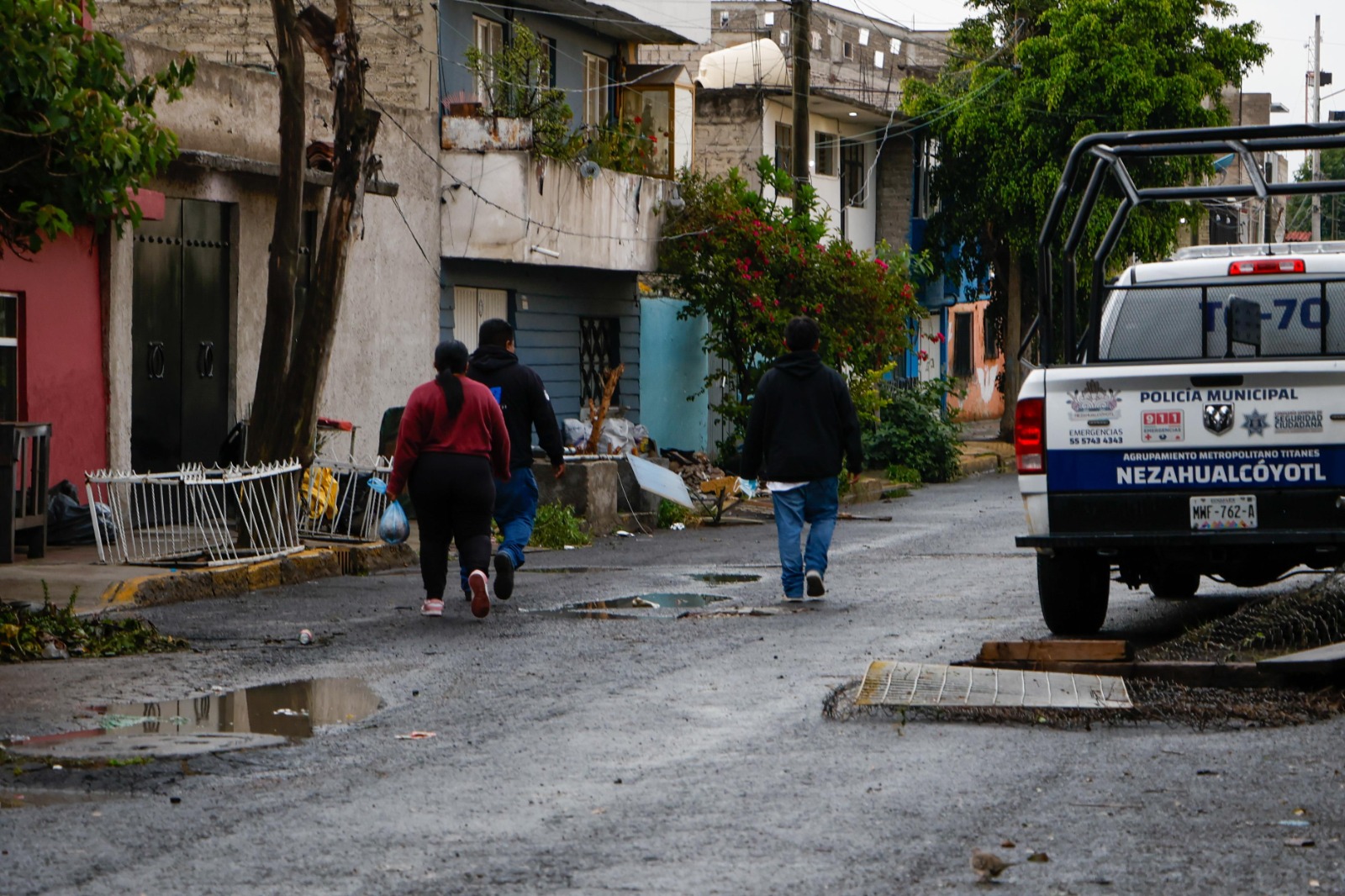 Pasa el peligro tras fuga de gas en Neza; permanecerá vigilancia en zona afectada