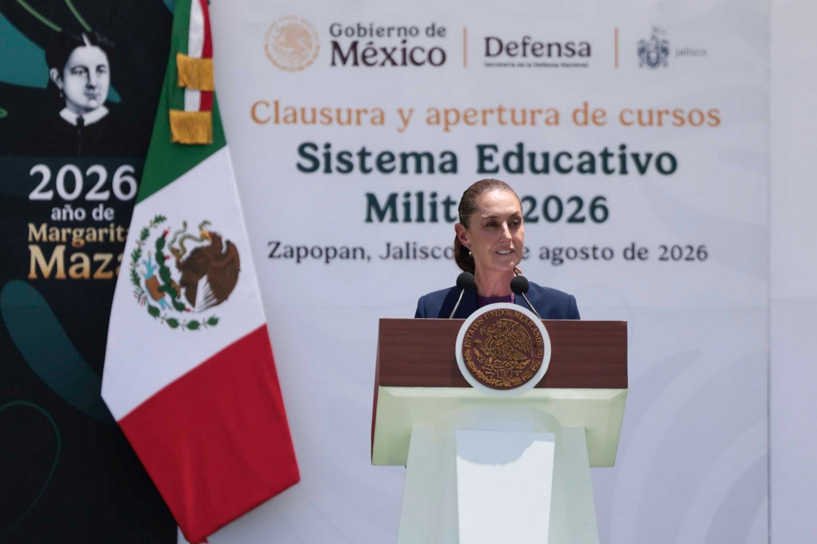 El ejército mexicano surgió del pueblo para defender la soberanía: Sheinbaum