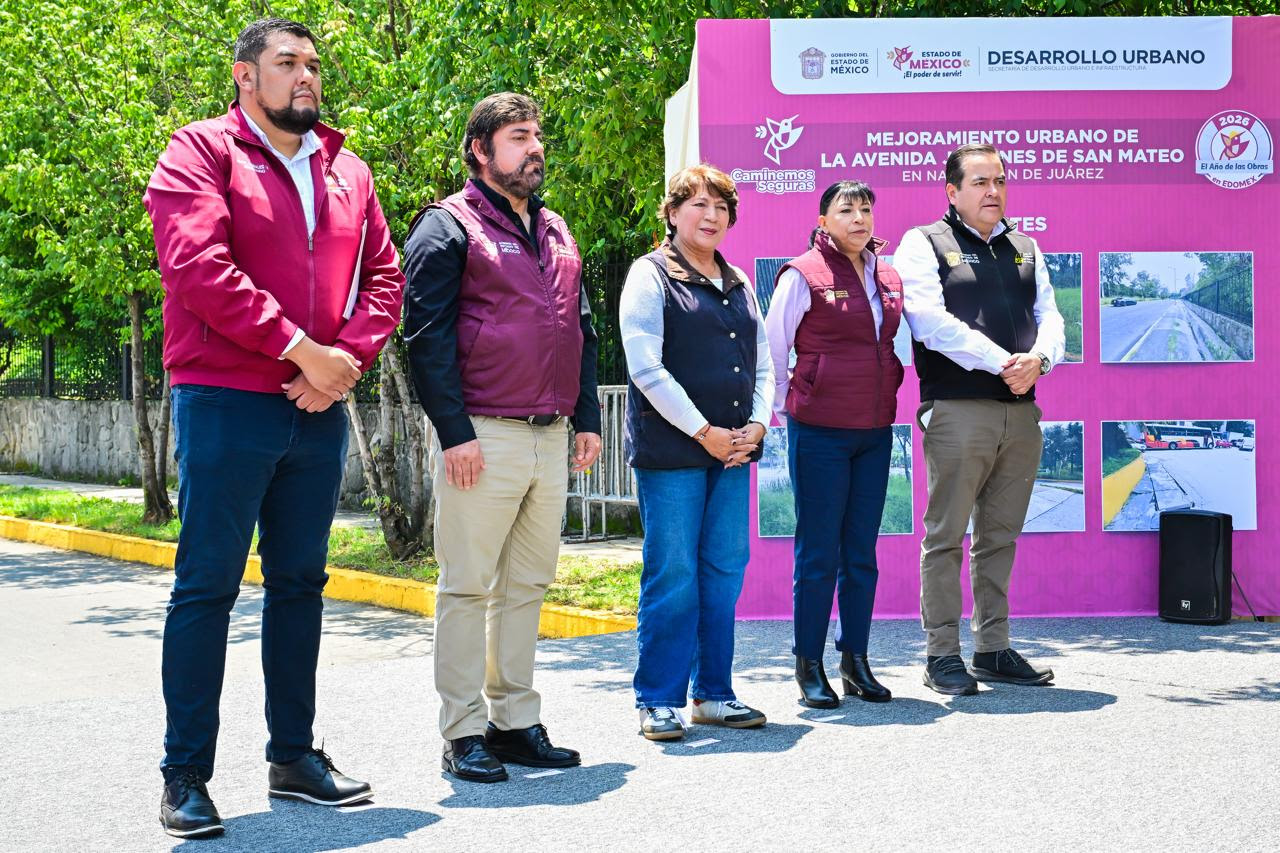 entrega-gobernadora-delfina-gomez-sendero-mexiquense-del-programa-caminemos-seguras-en-avenida-jardines-de-san-mateo-en-naucalpan-se-invirtio-108-mdp