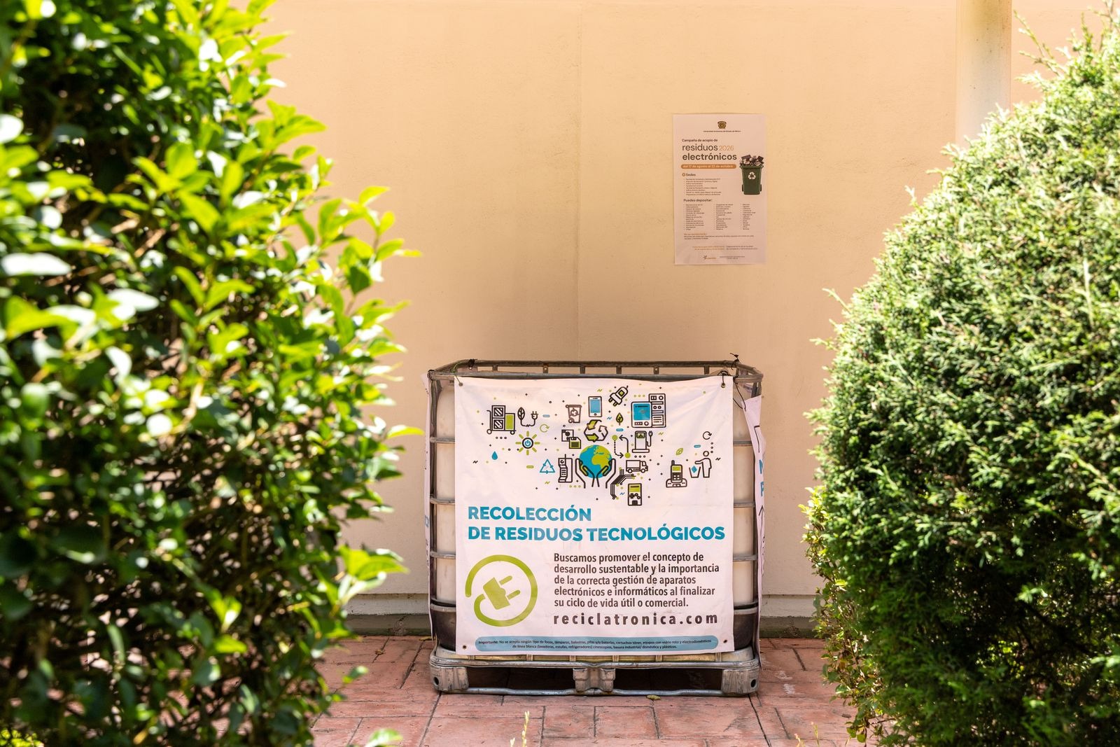 En marcha  campaña   de reciclaje  electrónico  en la UAEM
