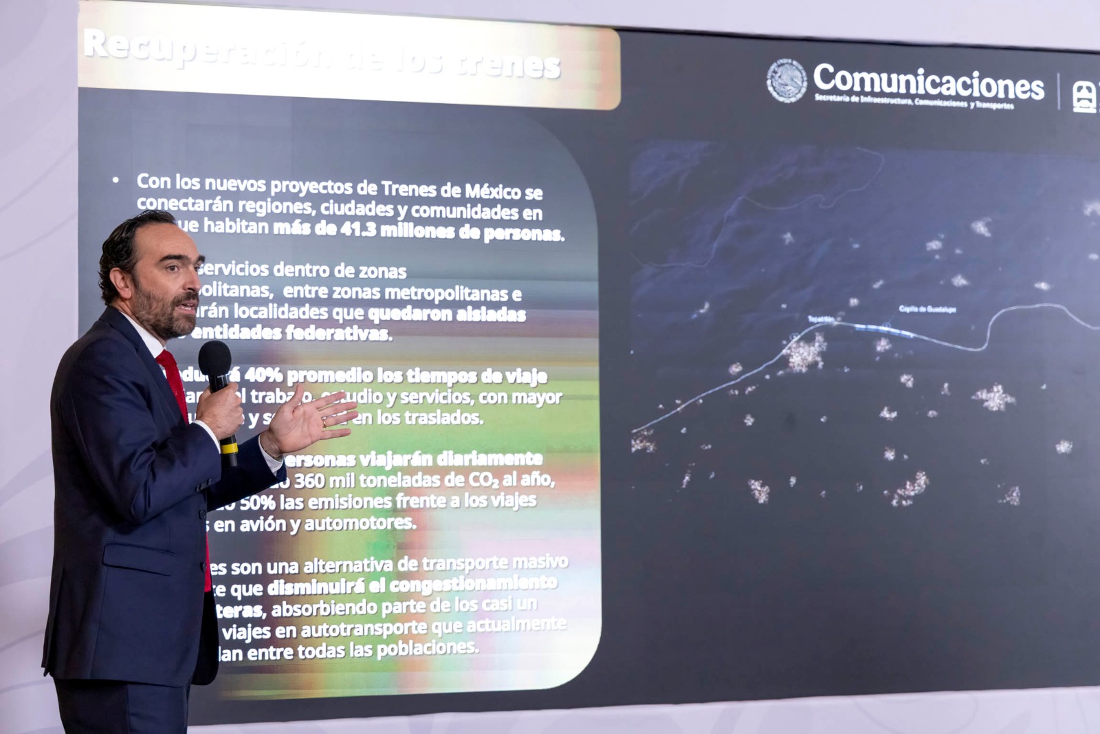 Estarán listos en 2027 los trenes AIFA-Pachuca y México-Querétaro: Sheinbaum