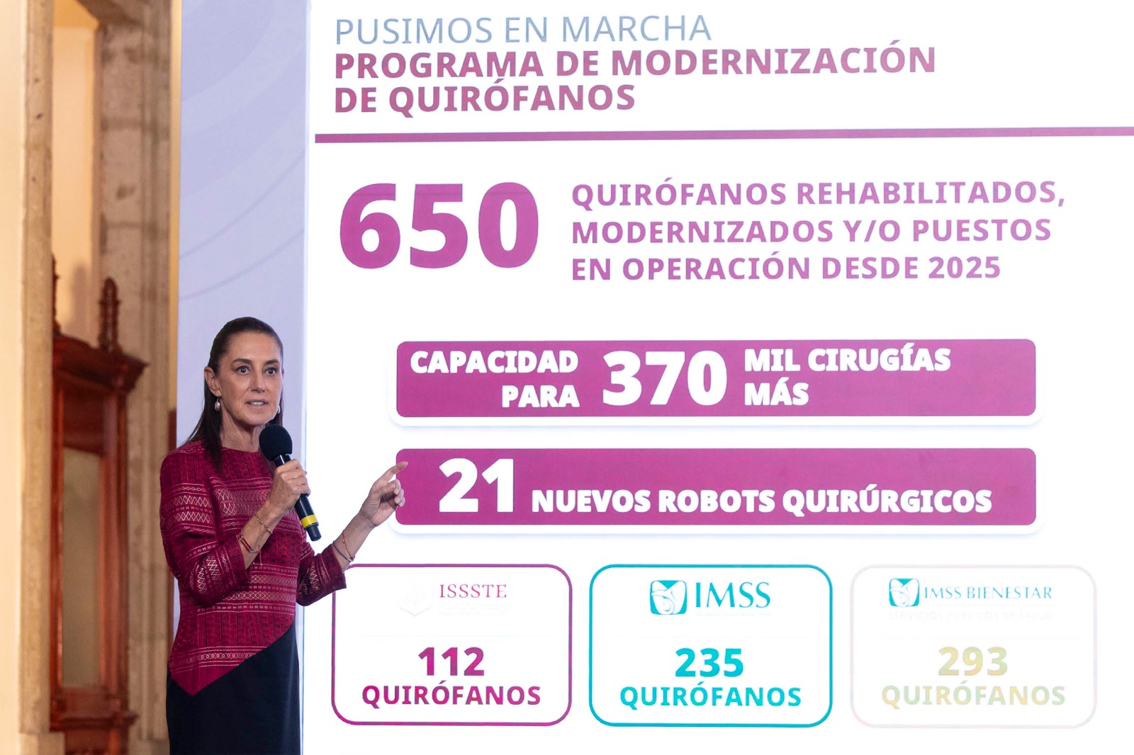 “No estamos cruzados de brazos” para trabajar por la salud, dice Sheinbaum
