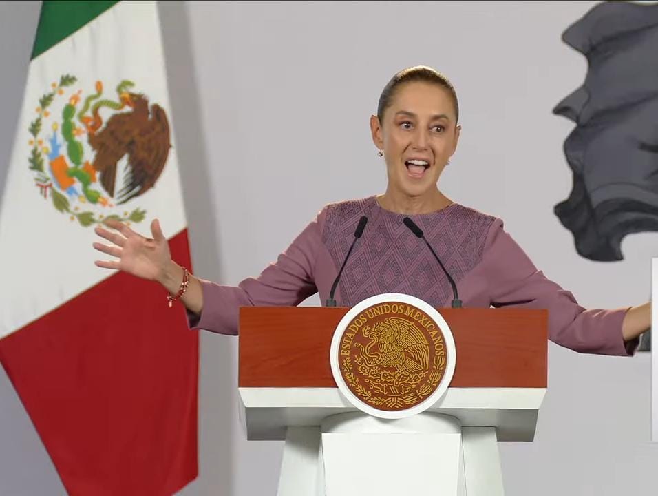 Sale AMLO  y tiembla;  Calderón  y Fox son  irrelevantes  y repudiados,  destaca la  presidenta   Sheinbaum